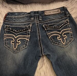 Rock Revival Liberty Bootcut Jeans Size 27